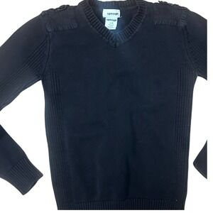 Navy‎ Uproar V Neck Sweater Cotton Long Sleeve Casual